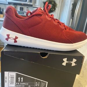 Men’s under armour maroon ripple 2.0 sneakers size 11